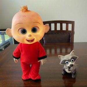 Incredibles Jack Jack and raccoon